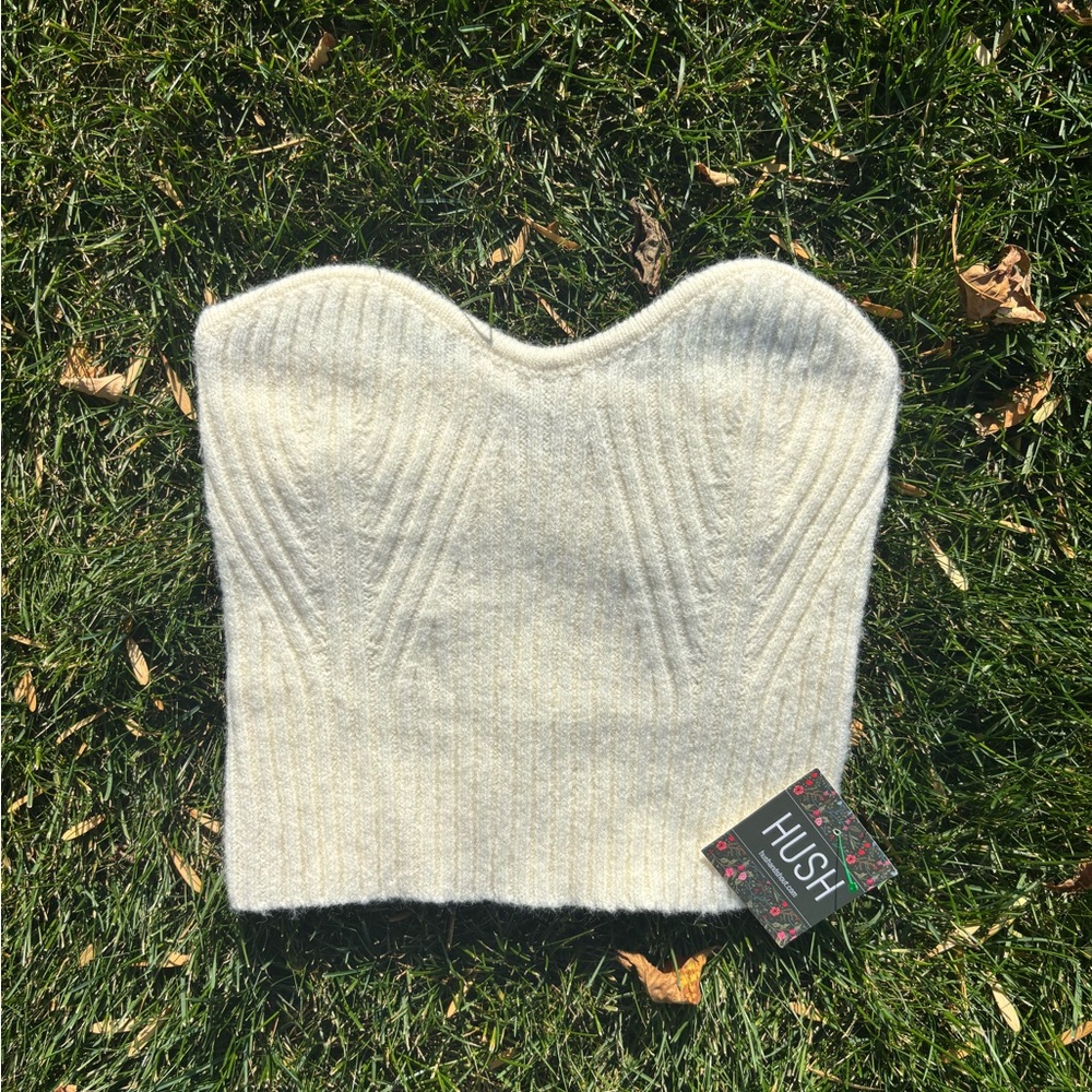 HYFVE Cream Knit Top